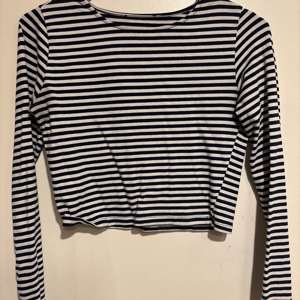 Striped Long Sleeve Top